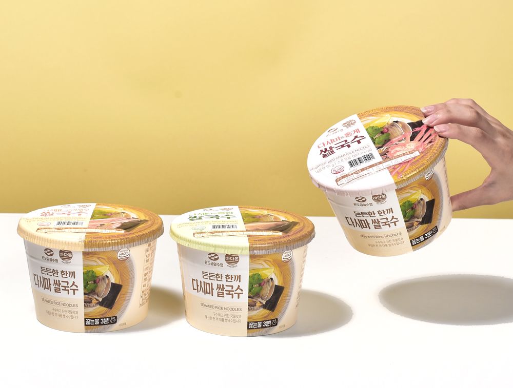 韓國食品-[50%OFF] (Expiry Date: 27/9/2022)Badabon Seaweed Kuruma Shrimp Rice Noodle