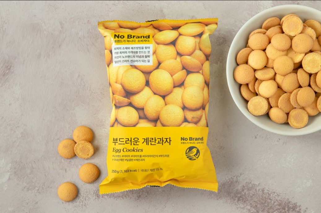 韓國食品-[No Brand] Egg Cookies 220g