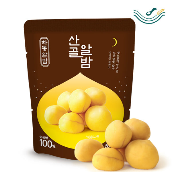 韓國食品-[하동알밤] 산골알밤 50g