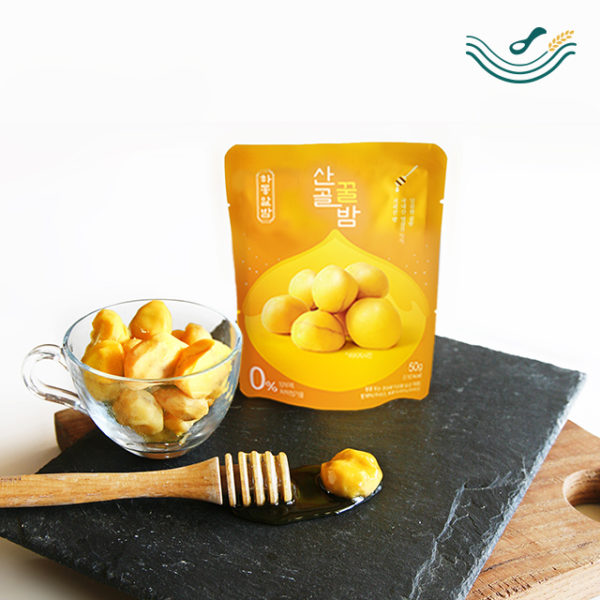 韓國食品-[Ecomommeal] Sangol Honey Chestnut 50g