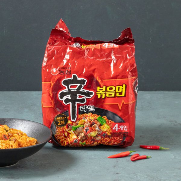 韓國食品-[농심] 신라면볶음면 131g*4입