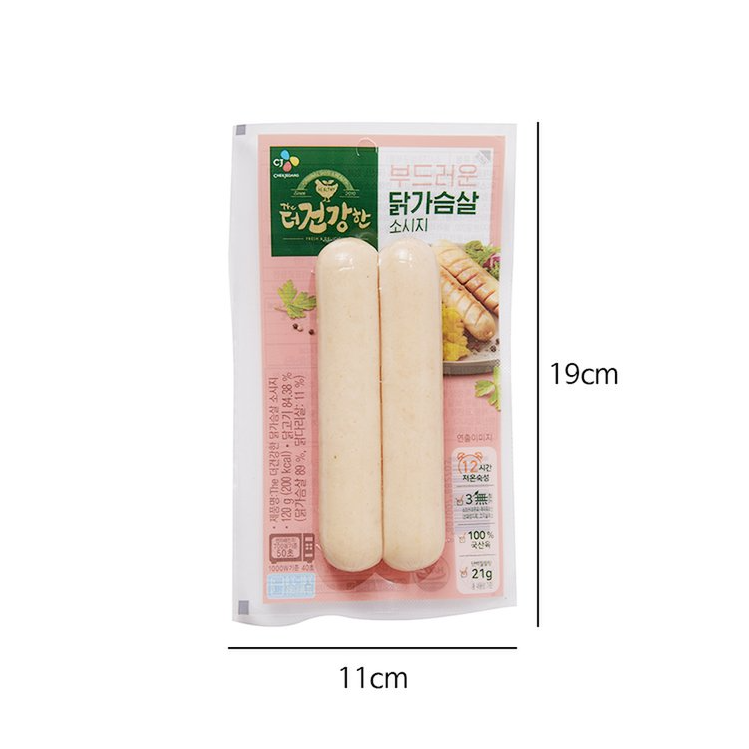 韓國食品-[CJ] Chicken Breast Sausage 120g