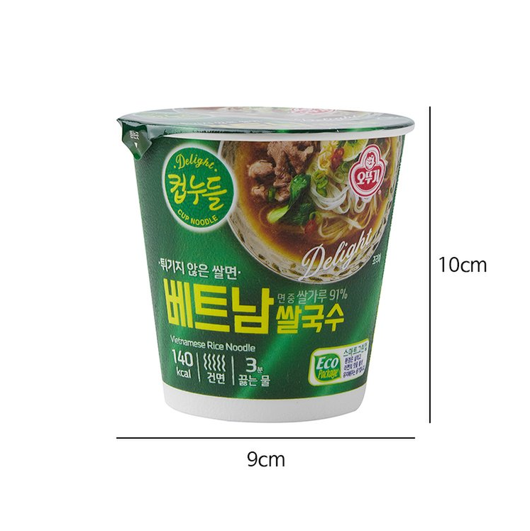 韓國食品-[Ottogi] Cup Noodle (Vietnamese Noodle) 47g 15EA