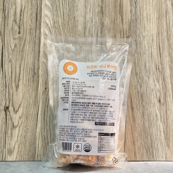 韓國食品-[밀클레버] 미니붕어빵 (슈크림) 300g