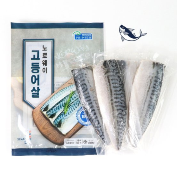 韓國食品-[프리미어] 냉동노르웨이고등어살 900g
