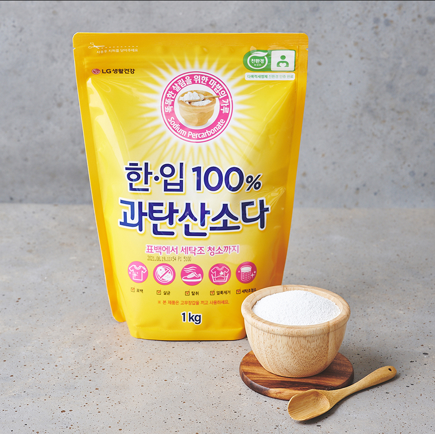 韓國食品-[LG 엘지] 한입 100% 과탄산소다 1kg