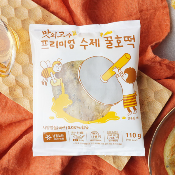 韓國食品-[Makko] 手工蜂蜜餡餅 110g