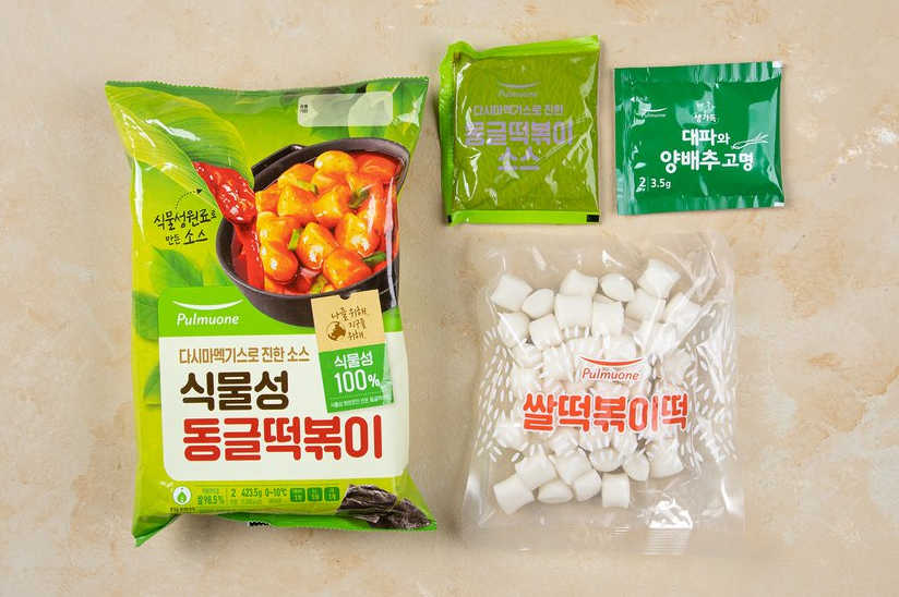 韓國食品-(Expiry Date: 21/12/2024)[Pulmuone] Vegetable Oil Tteokbokki Ball 423.5g