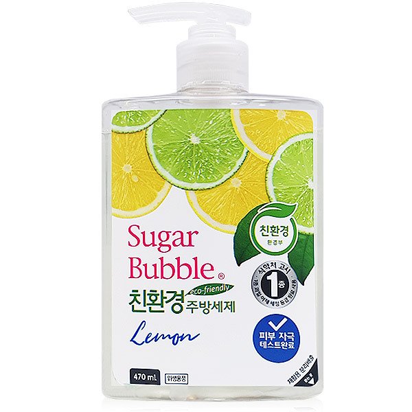 韓國食品-[Sugar Bubble] 廚房清潔劑 [檸檬] 470ml