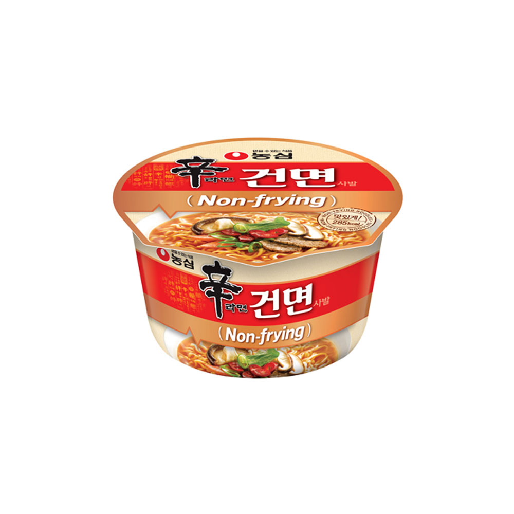 韓國食品-[農心] 辛辣麵非油炸杯麵 77g
