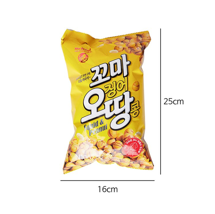 韓國食品-[노브랜드 No Brand] 꼬마오징어땅콩 270g