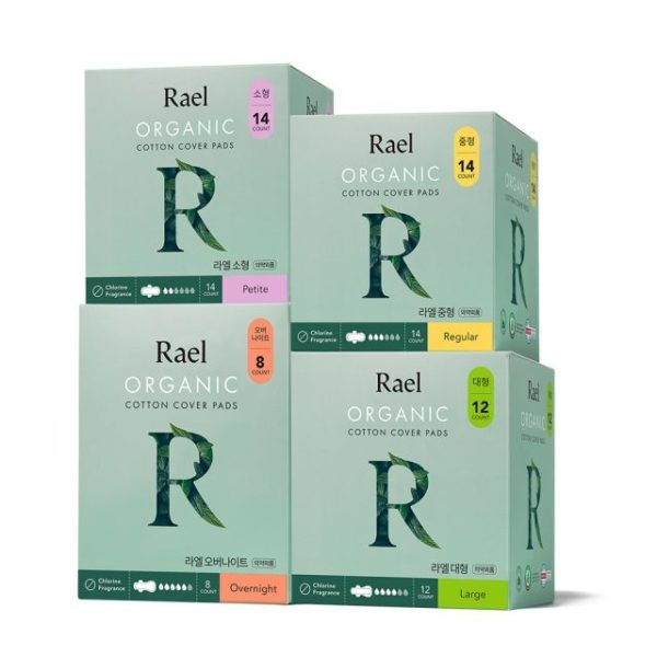 韓國食品-[Rael] Organic Cotton Cover Pads