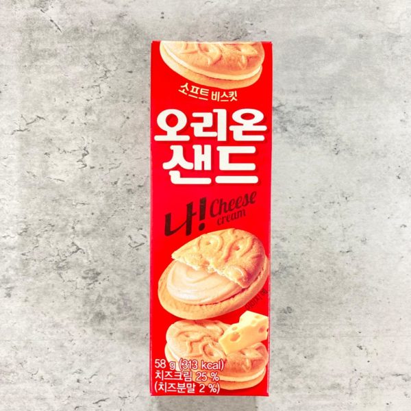 韓國食品-[Orion] Sand Na! (Cheese Cream) 58g