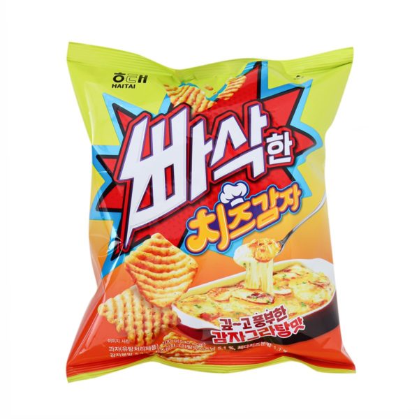 韓國食品-[Haitai] Cheese Potato Chips 60g