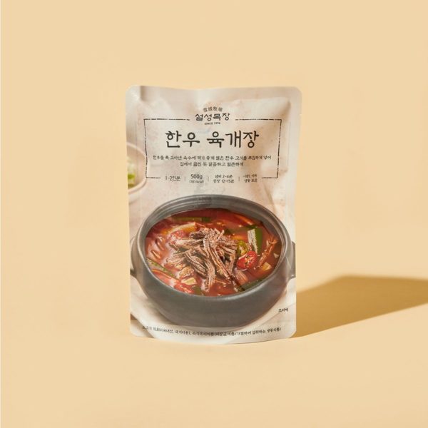 韓國食品-[雪城牧場] 韓牛辣牛肉湯 500g