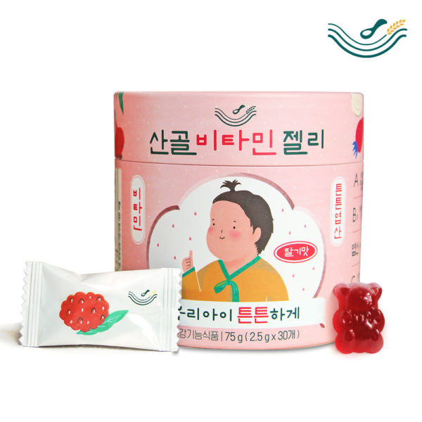 韓國食品-[Ecomommeal] Vitamin Jelly Candy 75g (2.5g*30)