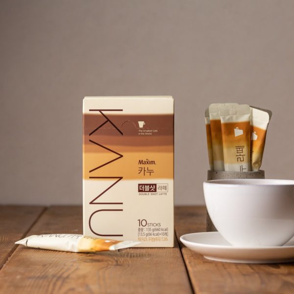 韓國食品-[Maxim] Kanu Double Shot Latte 13.5g*10