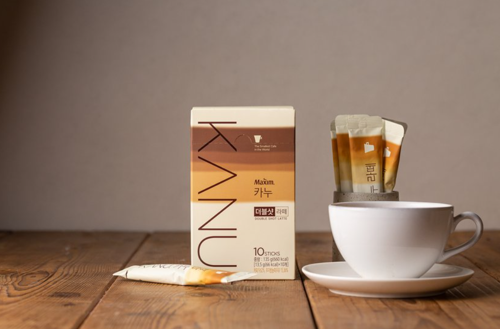 韓國食品-[Maxim] Kanu Double Shot Latte 13.5g*10