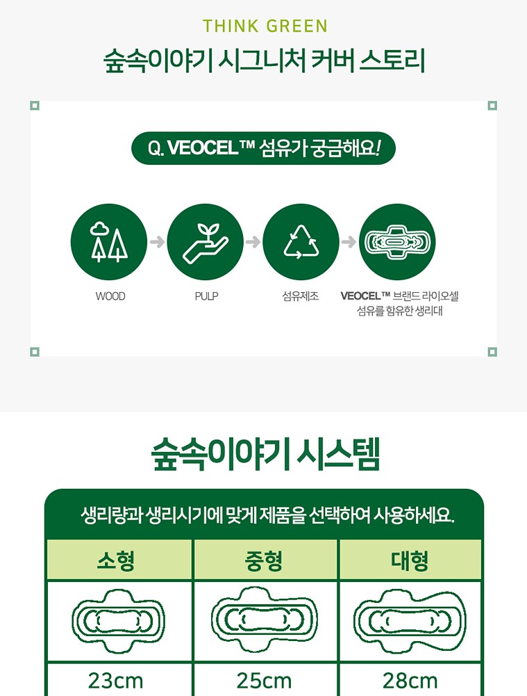 韓國食品-[예지미인] 숲속이야기 생리대