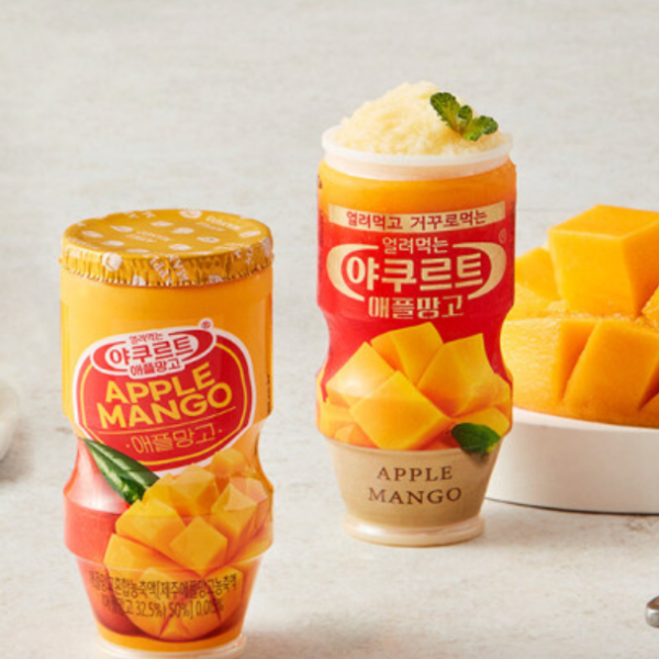 韓國食品-[HY] 乳酪冰[蘋果芒果)(冷藏保存) 110mL