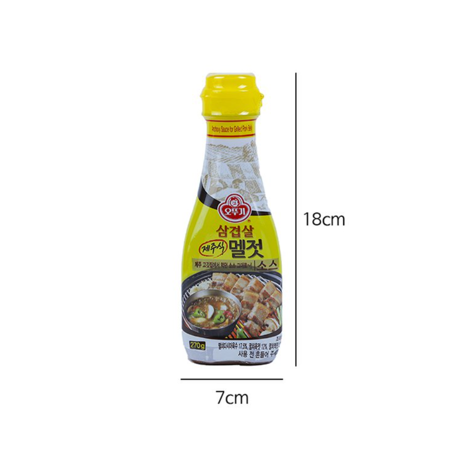 韓國食品-[不倒翁] 五花腩魚露醬 270g