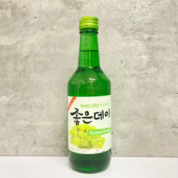 韓國食品-[Muhak] Good Day Soju – Green Grape 360ml