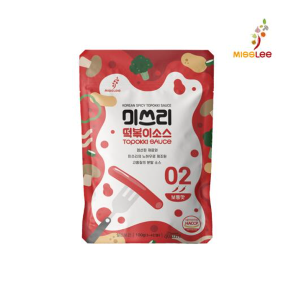 韓國食品-[미쓰리] 떡볶이 소스 (보통맛) 100g