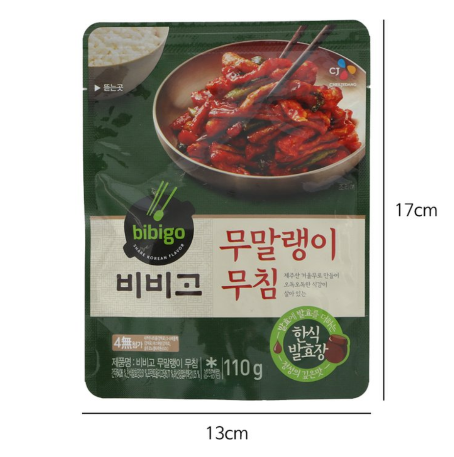 韓國食品-[CJ] Bibigo Pickled Dried Raddish 110g