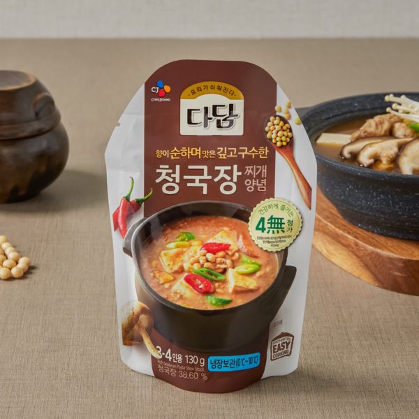 韓國食品-[CJ] 백설 다담 청국장찌개양념 130g