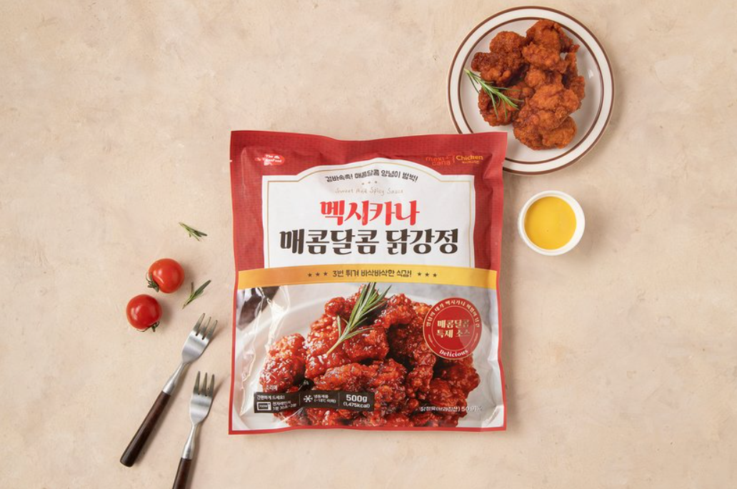 韓國食品-[Mexicana] 炸雞粒 (甜辣) 500g