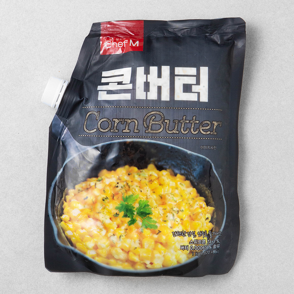 韓國食品-[25%OFF] (Expiry Date: 3/6/2022)[ChefM] Corn Butter 1kg