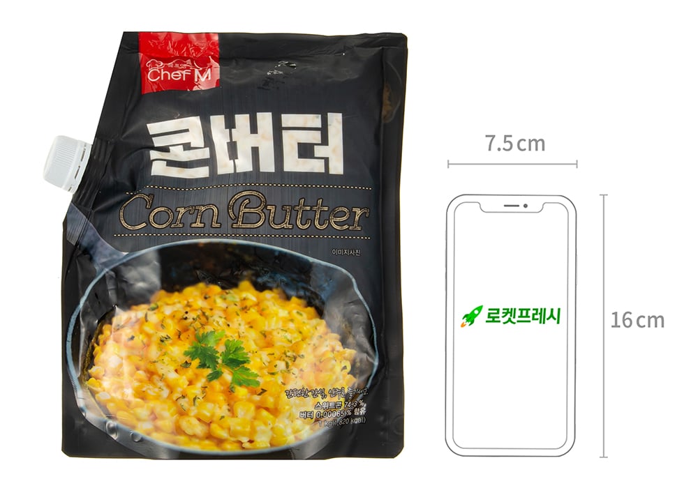 韓國食品-[25%OFF] (Expiry Date: 3/6/2022)[ChefM] Corn Butter 1kg