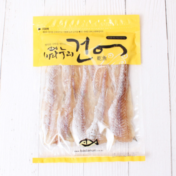 韓國食品-[Badanurie] Sliced Dried Raw Pollack 200g