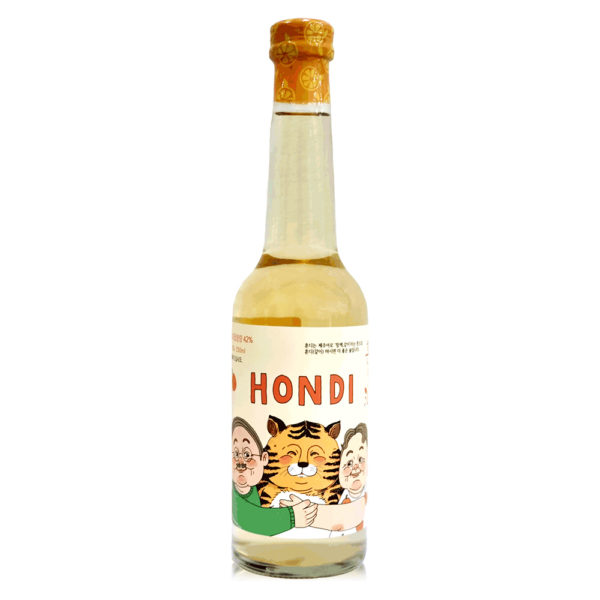 韓國食品-韓國濟州橘子發酵酒 Hondi (水果酒) 330ml