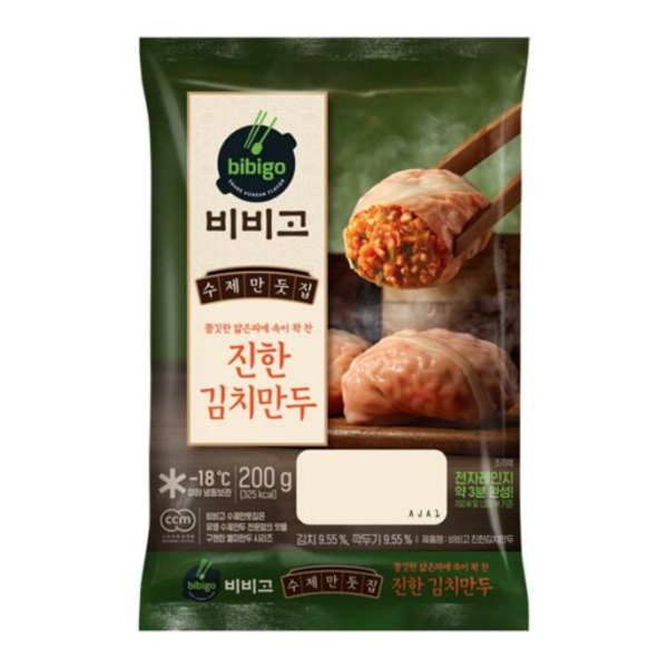韓國食品-[CJ] Bibigo Steamed Kimchi Dumpling 200g