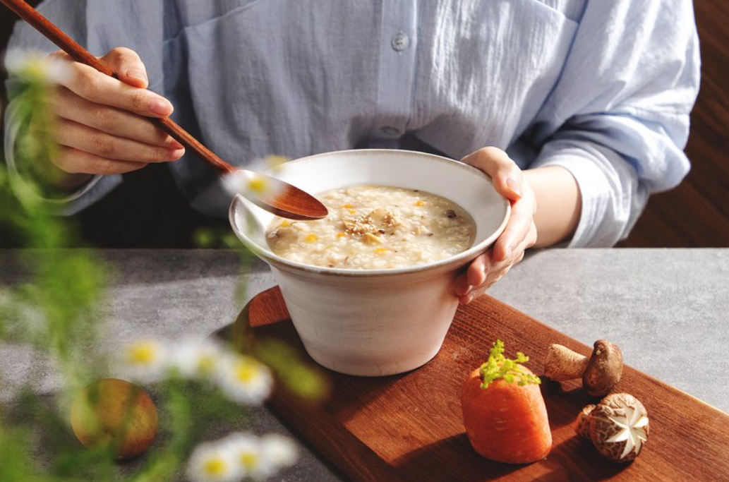 韓國食品-[CJ] Bibigo Rice Porridge with Mushroom Vegetable 420g