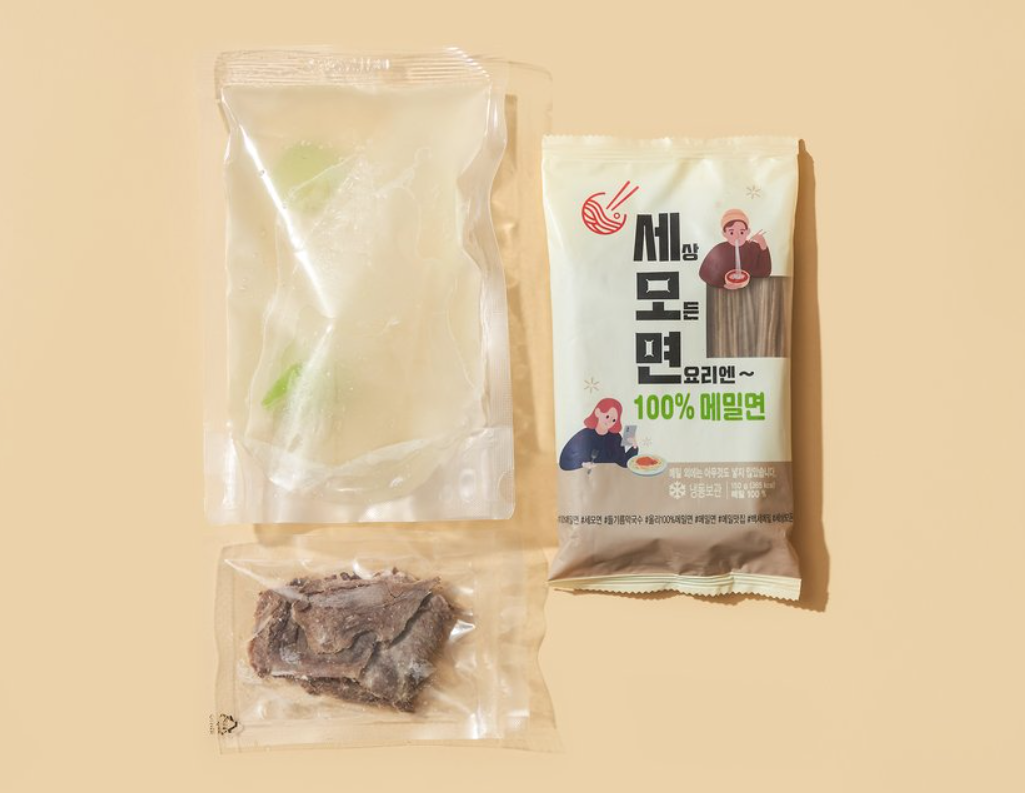 韓國食品-[Kaviar] 綾羅島 平陽水冷麵 530g