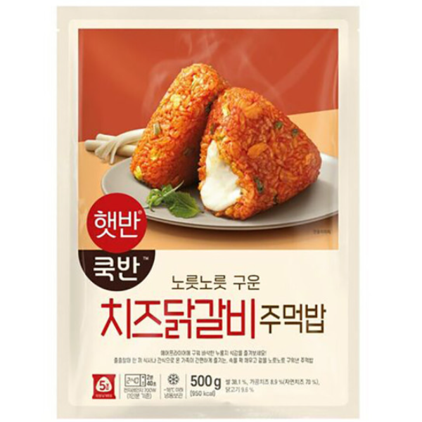 韓國食品-[CJ] Bibigo Rice Ball with Cheese and Chicken 500g