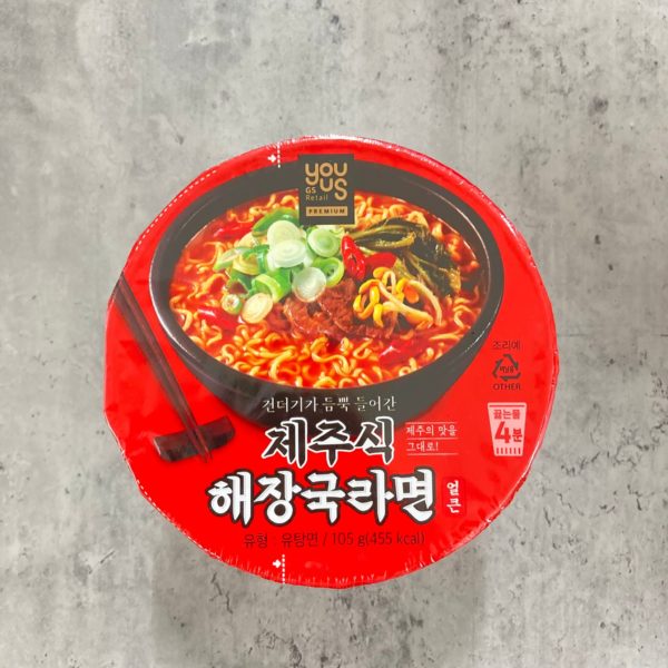 韓國食品-[Youus] Jeju-style Haejangguk Noodle 105g