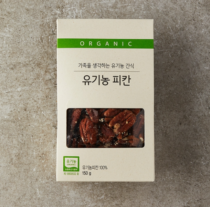 韓國食品-[초록마을] 유기농 피칸 150g