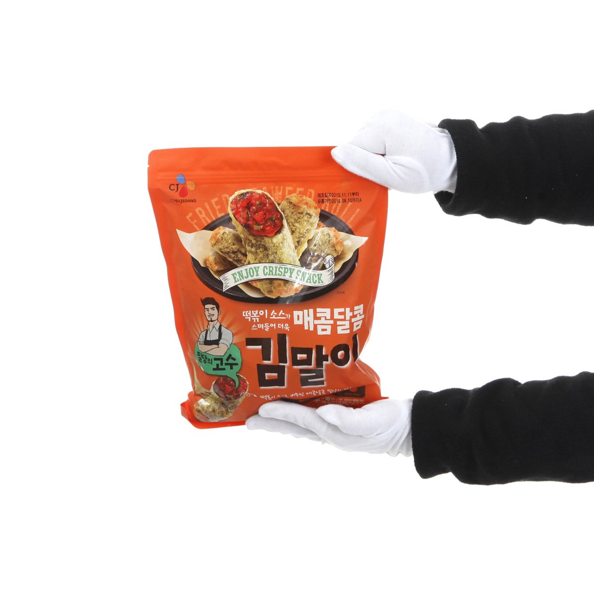 韓國食品-[CJ] 밀당의고수 매콤한 김말이 500g