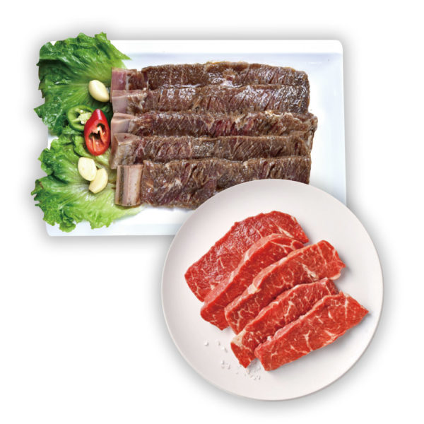 韓國食品-[Set Discount!] [C&T] Po Cheon-style Marinated Beef Short Ribs 450g + Chuck Flap Tail 300g
