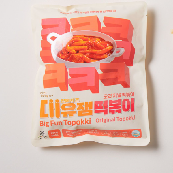 韓國食品-[Bigfun] 辣炒年糕 520g