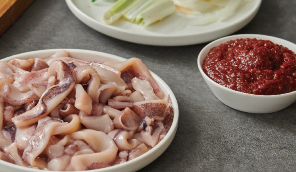 韓國食品-[C&T] 豬肉炒魷魚懶人包 550g