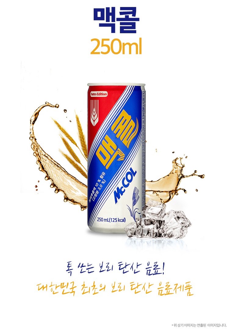 韓國食品-[일화] 맥콜 250ml