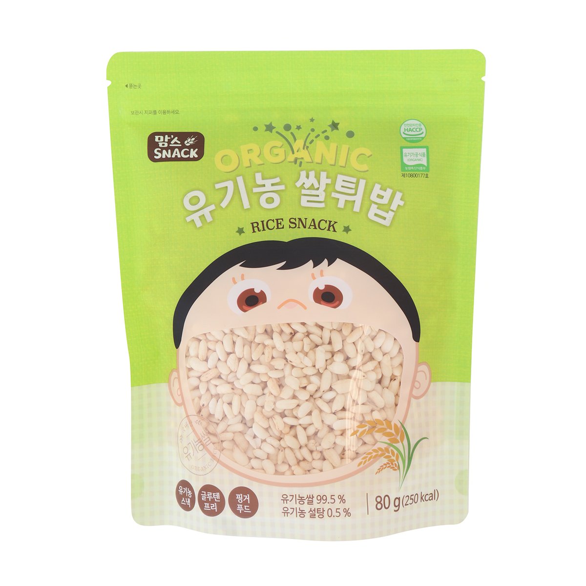 韓國食品-[Chungo] Organic Rice Cracker 80g