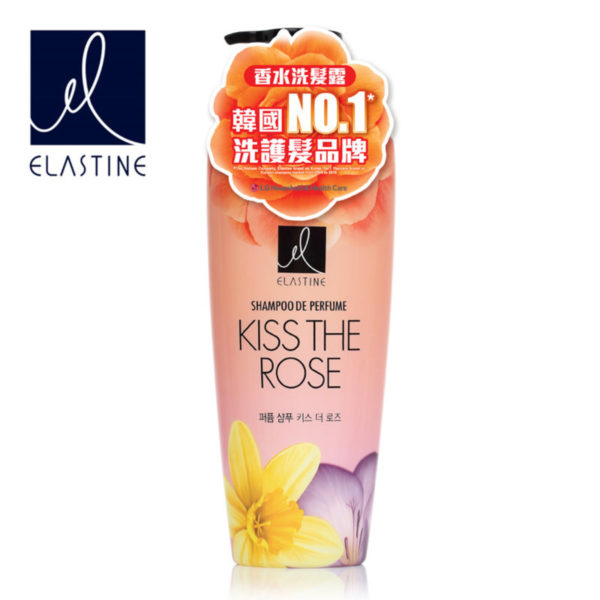 韓國食品-[Elastine] Perfume Kiss The Rose Shampoo 600ml