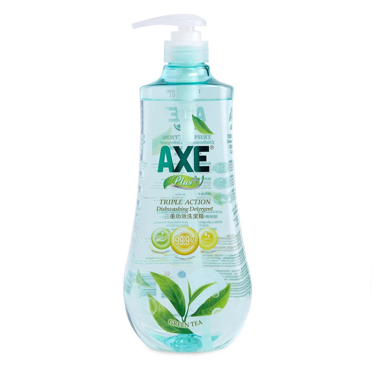 韓國食品-[AXE] Plus Triple-Action Dishwashing Detergent (Green Tea) 1000g