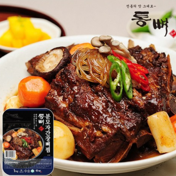 韓國食品-[통뼈] 분모자간장뼈짐 1kg