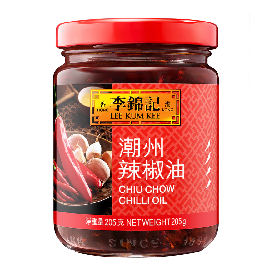 韓國食品-[Lee Kum Kee] Chiu Chow Chili Oil 205g